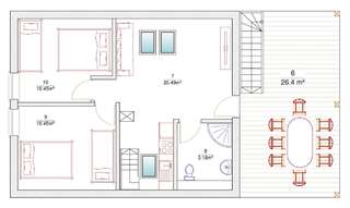 Дома для отпуска Sea House Dzelmes Mazirbe Дом с 2 спальнями-18